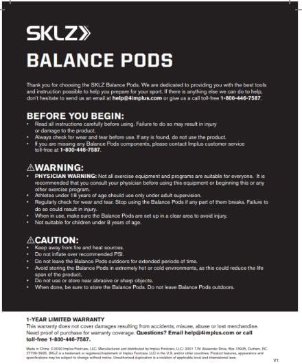 BALANCE PODS