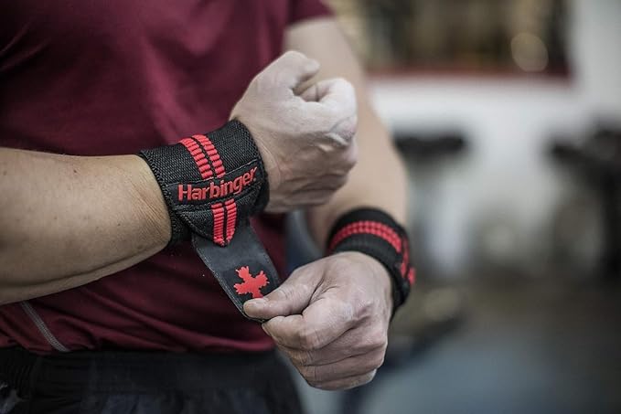 RED LINE WRIST WRAP BLACK