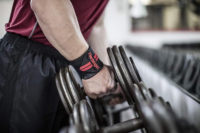 RED LINE WRIST WRAP BLACK