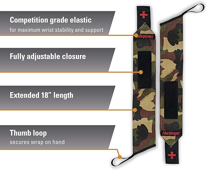 RED LINE WRIST WRAPS CAMO