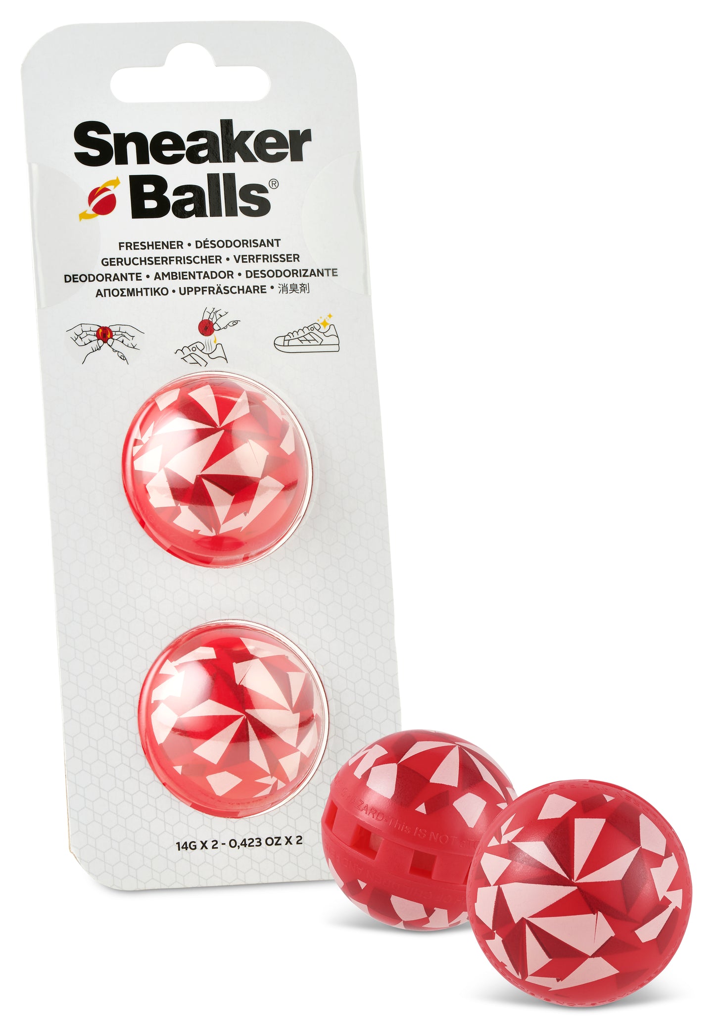 SNEAKER BALLS EDGY RED