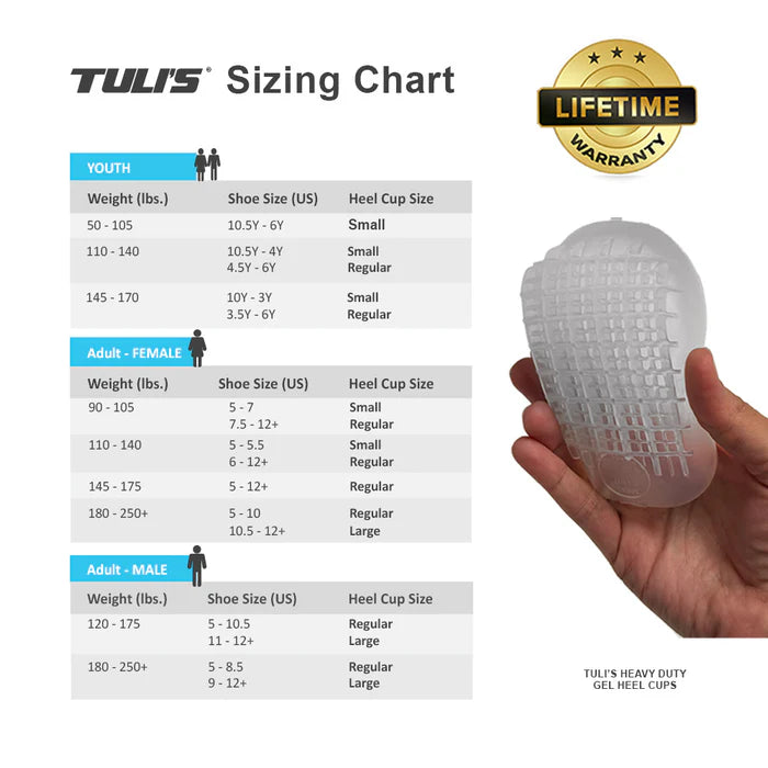 HEAVY DUTY GEL HEEL CUPS REGULAR