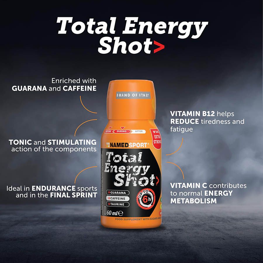 TOTAL ENERGY SHOT ORANGE / 60 ml.