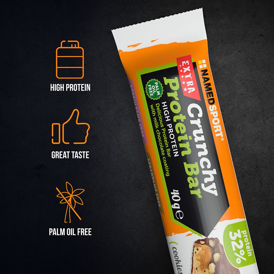 CRUNCHY PROTEIN BAR COOKIES & CREAM / 40 gr.