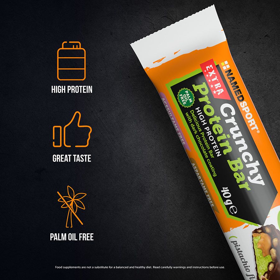 CRUNCHY PROTEIN BAR PISTACHIO / 40 gr.