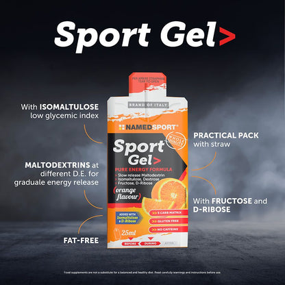 SPORT GEL ORANGE 25 ml.