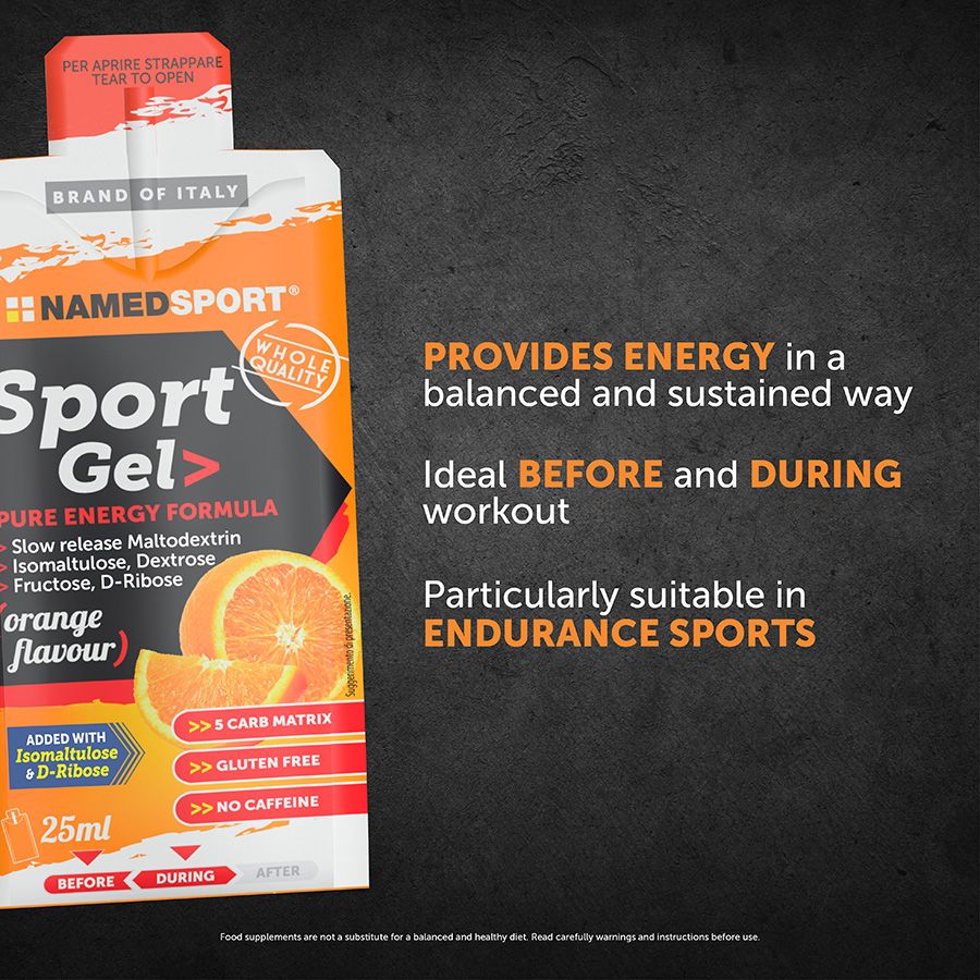 SPORT GEL ORANGE 25 ml.