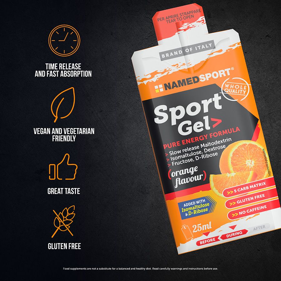 SPORT GEL ORANGE 25 ml.