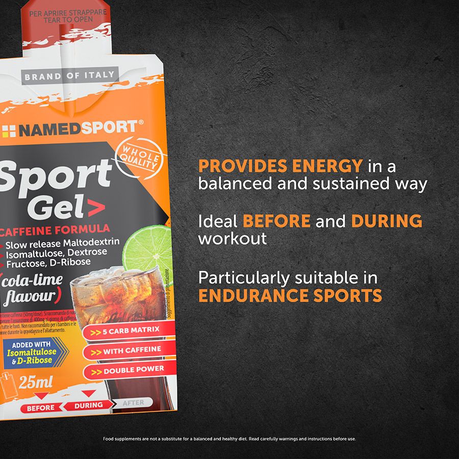 SPORT GEL COLA LIME / 25 ml.