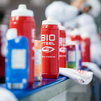 BIOSTEEL WATER BOTTLE RED 27oz/800ml