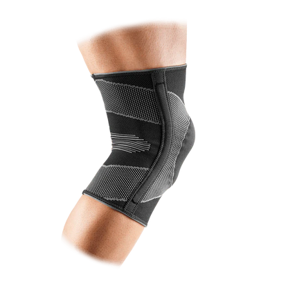 4-WAY ELASTIC KNEE SLEEVE with GEL BUTTRESS & STAYS