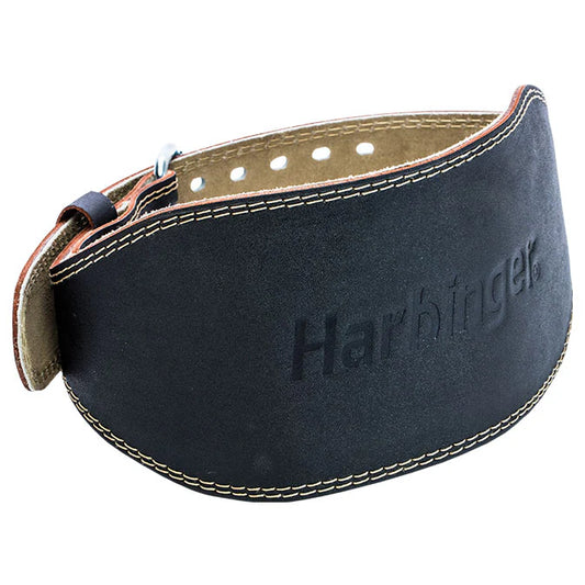 6" PADDED LEATHER WEIGHTLIFTING BELT