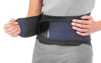 ADJUSTABLE BACK BRACE WITH REMOVABLE LUMBAR PAD