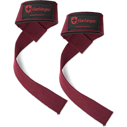 PADDED COTTON LIFTING STRAPS MERLOT
