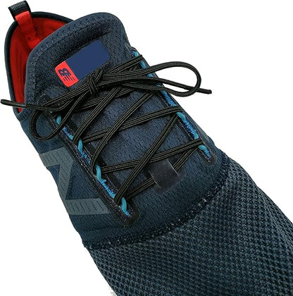 BLACK  STRETCH SHOE LACES 90CM