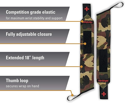 RED LINE WRIST WRAPS CAMO