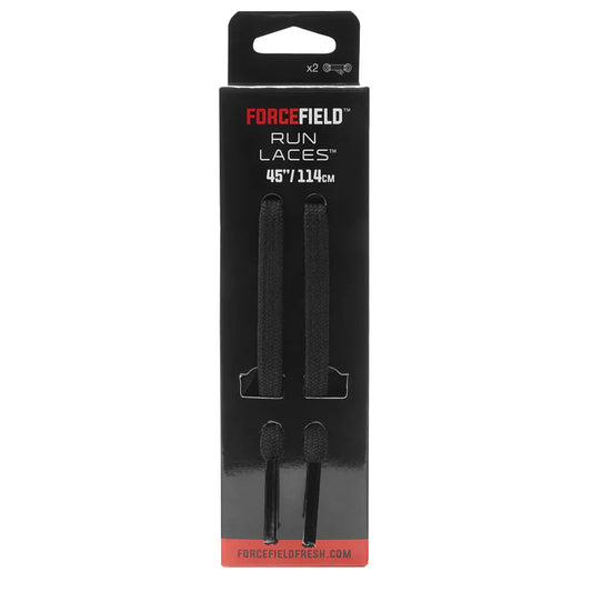BLACK STRETCH SHOE LACES 90CM