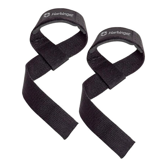 PADDED COTTON LIFTING STRAPS BLACK