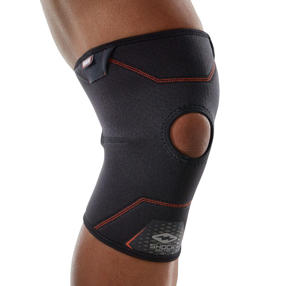 KNEE COMPRESSION SLEEVE WITH OPEN PATELLA STABLIZER