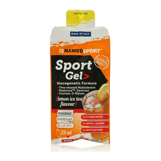 SPORT GEL LEMON ICE TEA / 25 ml.