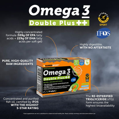 OMEGA 3 DOUBLE PLUS ++ / 30 SOFTGELS