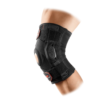 KNEE BRACE with POLYCENTRIC HINGES & CROSS STRAPS